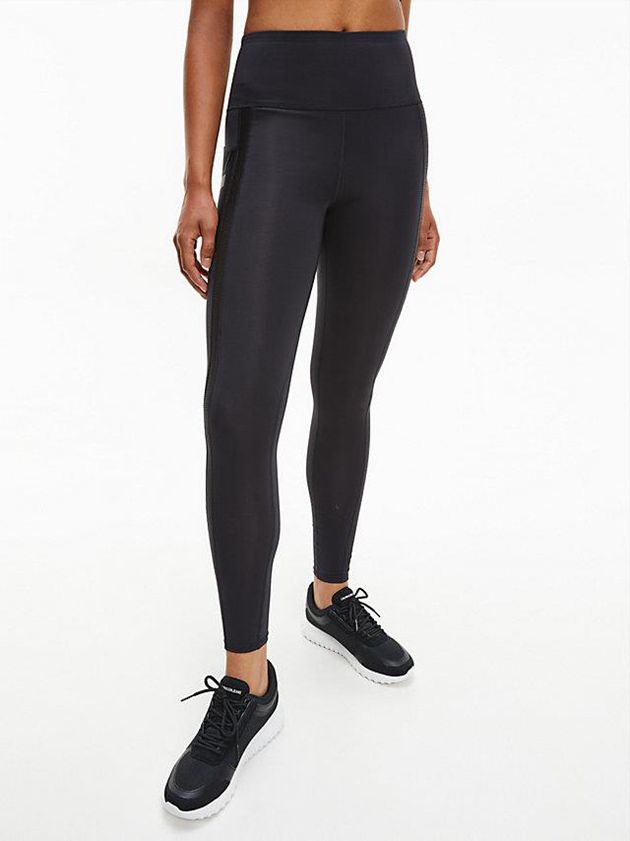 Calvin Klein USA Gym Womens Leggings Black 0958263-ZH